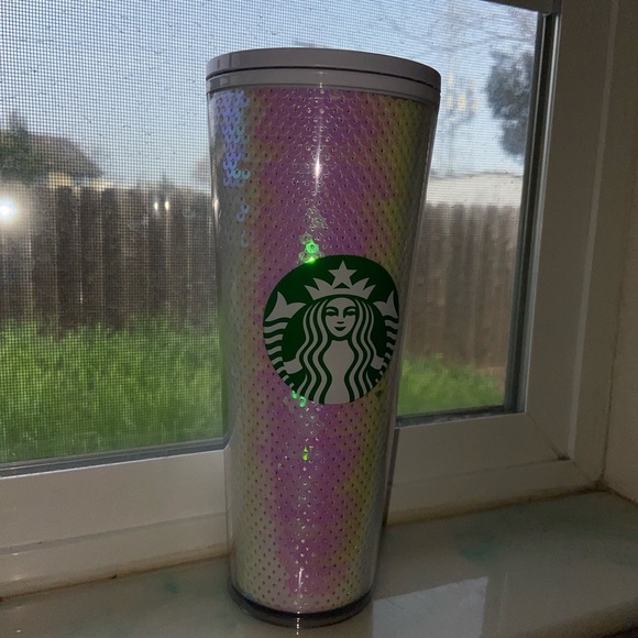 24 Oz Starbucks Tumbler - sequin glitter - Picture 5 of 6